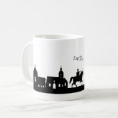Zagreb-Silhouette-Tasse Kaffeetasse (Vorderseite Links)