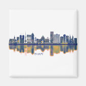 Zagreb Skyline Magnet (Vorne)