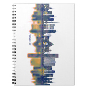 Zagreb Skyline Notizblock