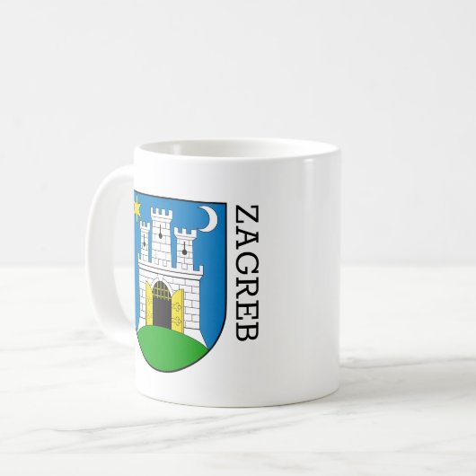 Zagreber Wappen Kaffeetasse (Vorderseite Links)