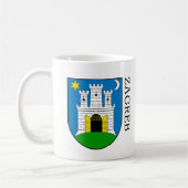 Zagreber Wappen Kaffeetasse (Links)