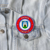 Zagreber Wappen Kroatien Button (Beispiel)