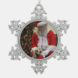 Zäh erhält schließlich, Sankt zu treffen Schneeflocken Zinn-Ornament