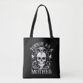 Zäh wie eine Mutter Lustige Mutter Muttertum Retro Tasche (Vorderseite)
