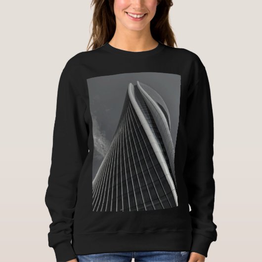 Zaha Architecture Skyscraper Building Office Urban Sweatshirt (Vorderseite)