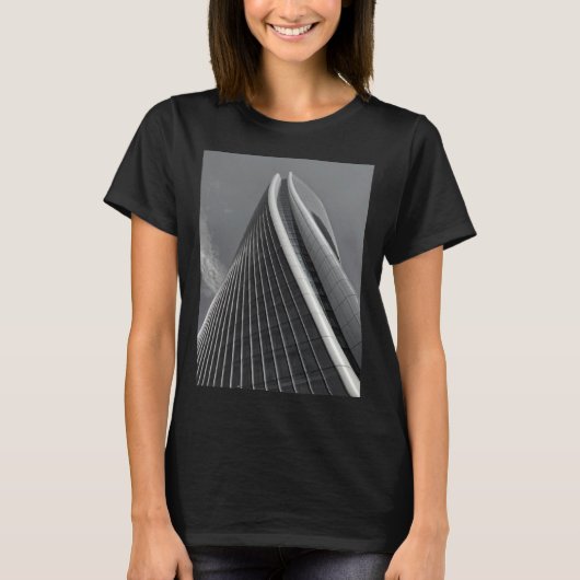 Zaha Architecture Skyscraper Building Office Urban T-Shirt (Vorderseite)