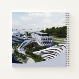 Zaha Hadid Kunst- und Kulturzentrum Notizblock