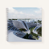 Zaha Hadid Kunst- und Kulturzentrum Notizblock (Vorderseite)