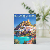 Zahara de la Sierra Spanien Postkarte (Stehend Vorderseite)