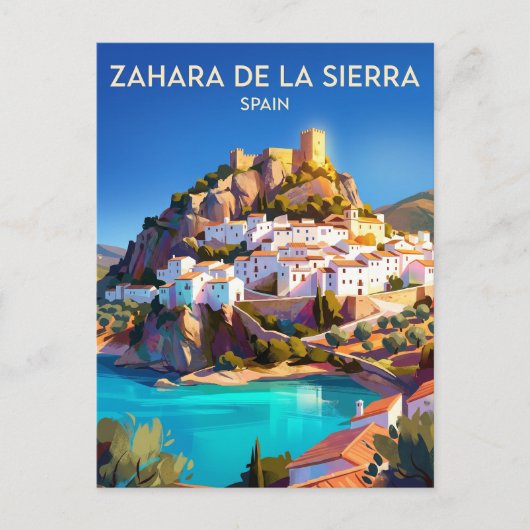 Zahara de la Sierra Spanien Postkarte (Vorderseite)