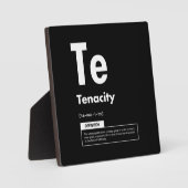 Zähigkeit - Erfolgsfaktor - Motivierend Fotoplatte (Vorderseite)