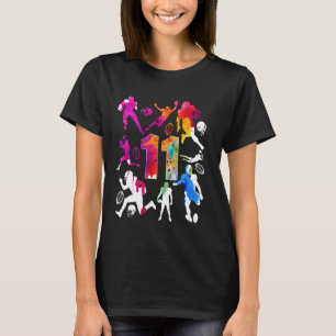 ZAHL 11 JAHRE FUSSBALL 11. GEBURTSTAG T-Shirt
