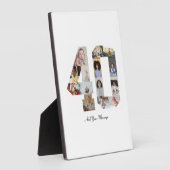 Zahl 40 FotoCollage Fotoplatte (Seite)