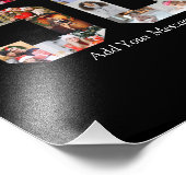 Zahl 50 FotoCollage Fotodruck (Ecke)