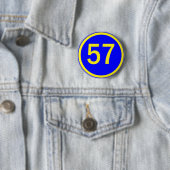Zahl, 57, in einem Kreis Button (Beispiel)