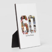 Zahl 60 FotoCollage Fotoplatte (Seite)