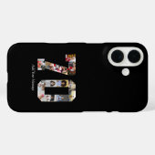 Zahl 70 FotoCollage Case-Mate iPhone Hülle (Rückseite (Horizontal))