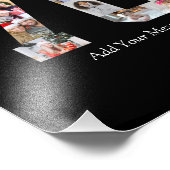 Zahl 70 FotoCollage Fotodruck (Ecke)