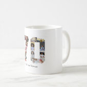Zahl 70 FotoCollage Kaffeetasse (VorderseiteRechts)
