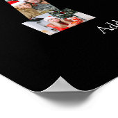 Zahl 70 FotoCollage Poster (Ecke)