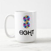 Zahl acht kaffeetasse (Links)