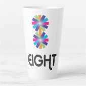 Zahl acht milchtasse (Vorderseite)