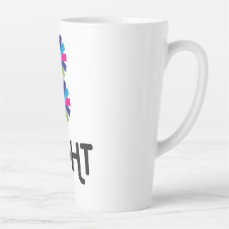 Zahl acht milchtasse