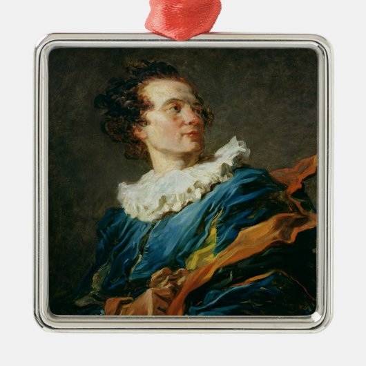 Zahl der Fantasie Silbernes Ornament (Vorne)