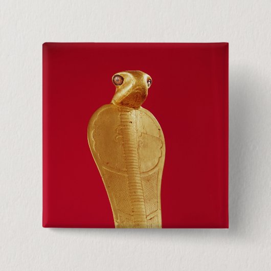 Zahl der Kobras Netjer-Ankh Button (Vorderseite)