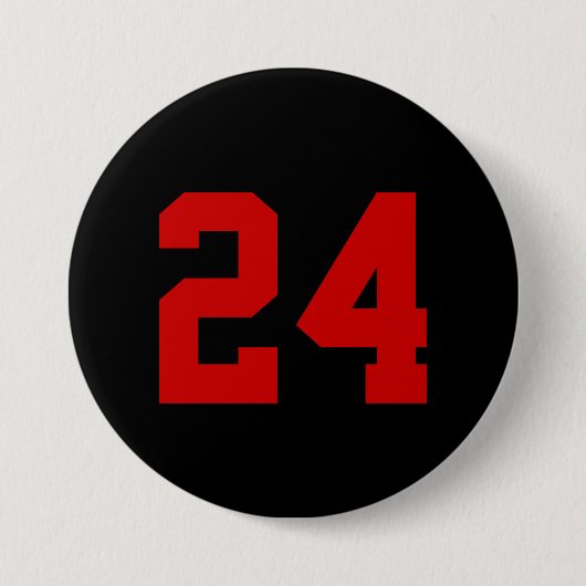 Zahl der schwarzen und roten Athleten Button (Vorderseite)