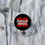 Zahl der schwarzen und roten Athleten Button<br><div class="desc">Freuen Sie sich auf Ihr Lieblings-Sportteam, Ihren Fußballspieler oder zeigen Sie einfach Ihren Schulstolz mit einem personalisierten Spirituosenknopf! Personalisieren Sie Ihre Daten mit der Jerseynummer eines Spielers oder einem anderen benutzerdefinierten Text. Ideal für Fußball, Basketball, Baseball und Fußball! Erstellen Sie individuelle Buttone für das ganze Team, Cheerleader, Eltern und Geschwister,...</div>