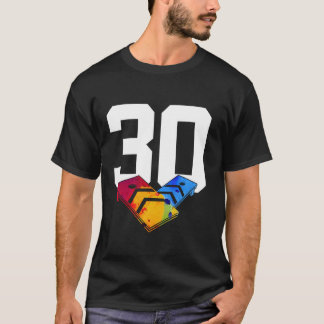 ZAHL DER ZAHL 30 JAHRE AM 30. GEBURTSTAG T-Shirt
