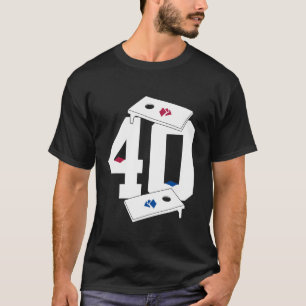 ZAHL DER ZAHL 40 JAHRE AM 40. GEBURTSTAG T-Shirt