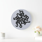 Zahl-Durcheinander Große Wanduhr (Zuhause)