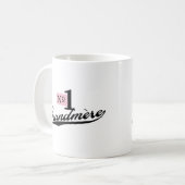 Zahl eine Grandmere Kaffeetasse (Vorderseite Links)