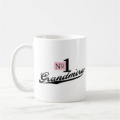 Zahl eine Grandmere Kaffeetasse (Links)