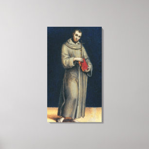 Zahl eines Franziskanermönchs Leinwanddruck