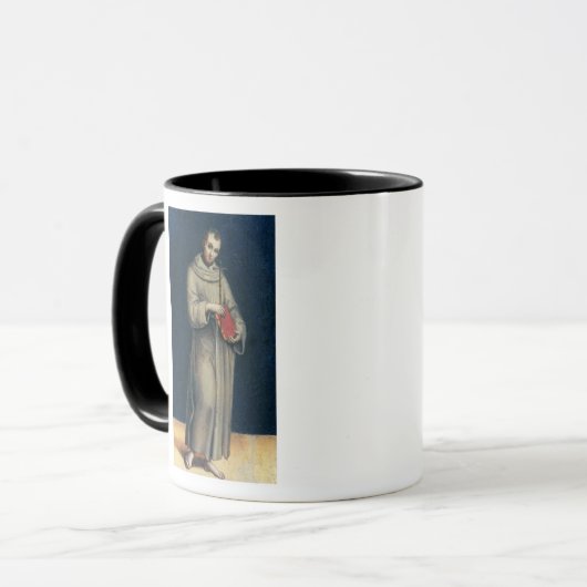 Zahl eines Franziskanermönchs Tasse (Vorderseite Links)