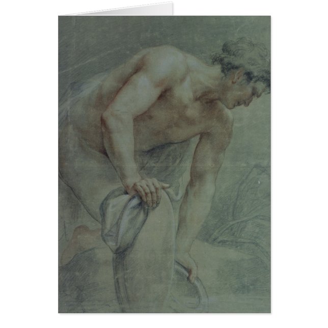 Zahl eines Kriegers, teils drapiert, 18. (Vorne)