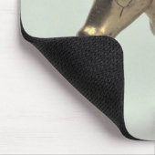Zahl eines Stiers Mousepad (Ecke)