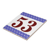 Zahl-Fliese triange Grenze Fliese (Seite)