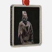 Zahl Mayasitzkönigs, von Insel ofJaina Silbernes Ornament (Rechts)