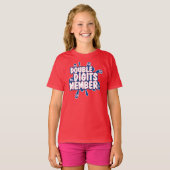 ZAHL-MITGLIEDS10. GEBURTSTAG T-Shirt (Vorne ganz)