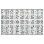 Zahl-Muster Stoff (Yard (91,4 cm))