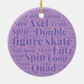 Zahl Skate-Gewohnheits-Verzierung Keramik Ornament (Hinten)