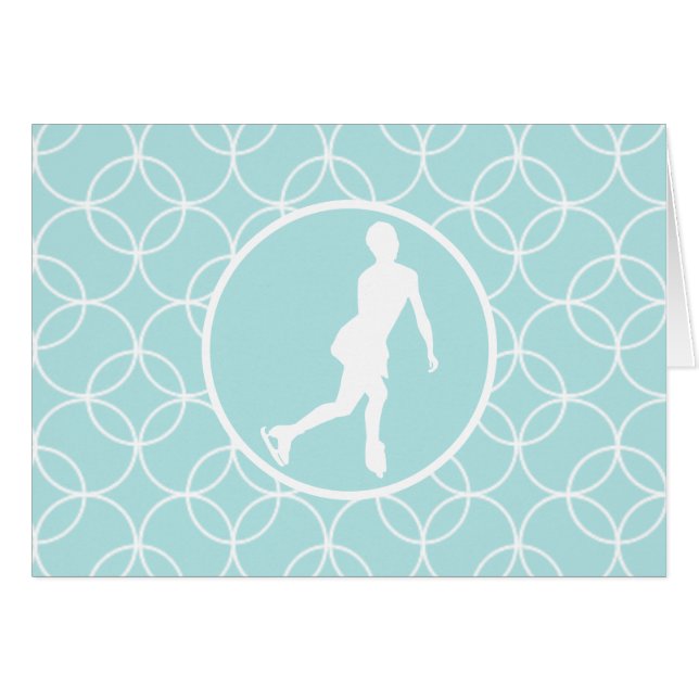 Zahl Skaten; Baby-Blau-Kreise (Vorderseite (Horizontal))