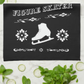 Zahl Skaten-Blatt, das Tuch abwischt (Gefaltet)