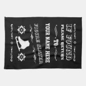 Zahl Skaten-Blatt, das Tuch abwischt (Horizontal)