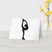 Zahl Skaten Karte (Gelbe Blume)