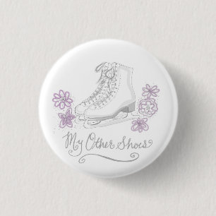 Zahl Skaten-Knopf Button